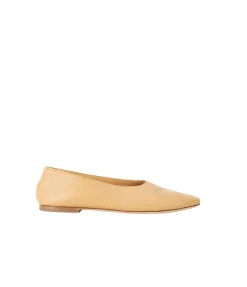Alba Ballet Flat in Porcini