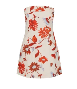 Alba Mini Dress in Cactus Bloom Sand