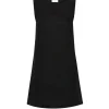 Alice Linen Mini Dress in Black