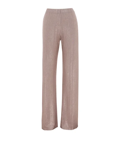 A-line Knit Pant in Antique Silver