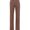 A-Line Knit Pant in Metallic Toffee