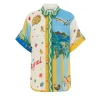 All Aboard Linen Shirt in Multi