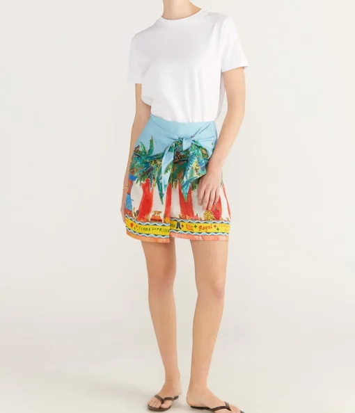 All Aboard Skirt in Multi