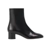 Allegra Nappa Leather Boot in Black