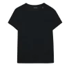 Amani Tee in Black Cashmere Blend