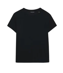 Amani Tee in Black Cashmere Blend