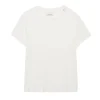 Amani Tee in Off White Cashmere Blend