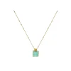 Amazonite Lena Necklace in Gold