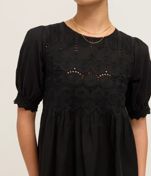 Amelia Mini Dress in Black
