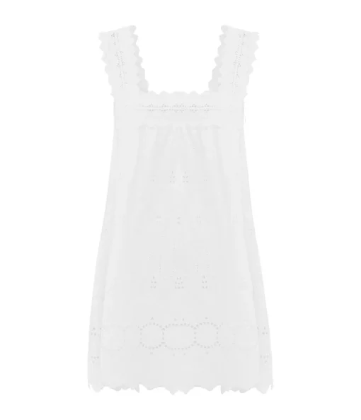 Amelia Mini Dress in Vintage White