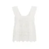 Amelia Top in Vintage White