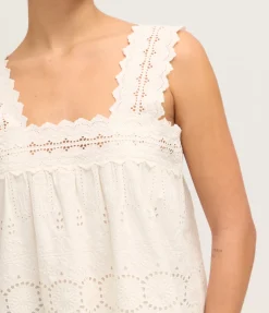 Amelia Top in Vintage White