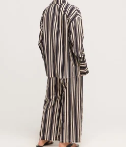 Amelie Silk Blend Shirt in Cinque Stripe