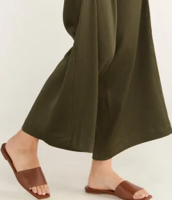 Anna Nappa Sandal in Leather Brown
