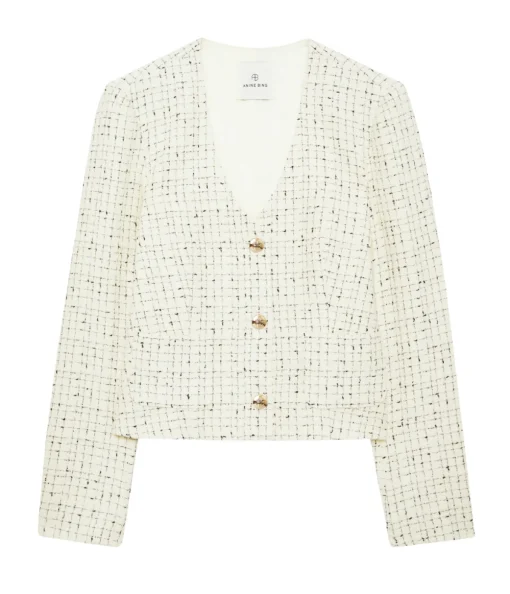 Annita Jacket in Cream Tweed