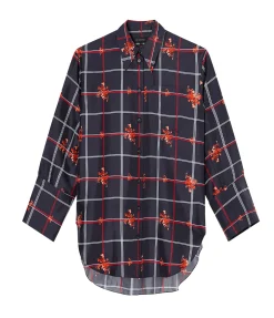 Anya Shirt in Navy