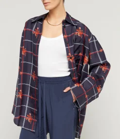 Anya Shirt in Navy