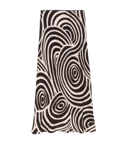 Ardith Skirt in Whirlpool Mono