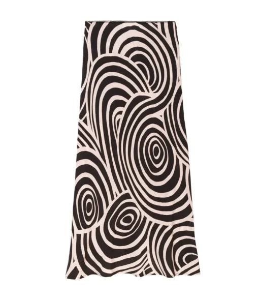 Ardith Skirt in Whirlpool Mono