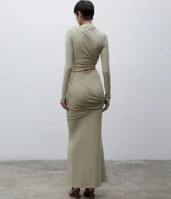 Aria Skirt in Sand