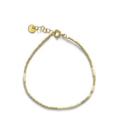 Asym Bracelet in Ecru