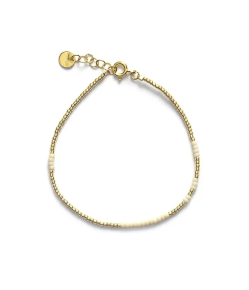 Asym Bracelet in Ecru