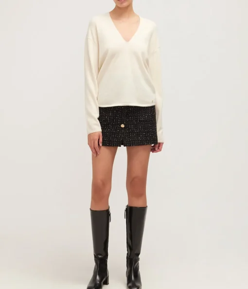 Athena Sweater in Ecru