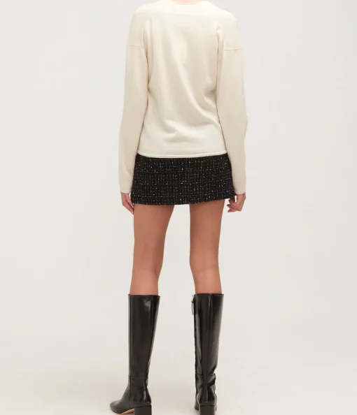 Athena Sweater in Ecru