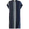 Athena Tunic Dress in Delos Stripe