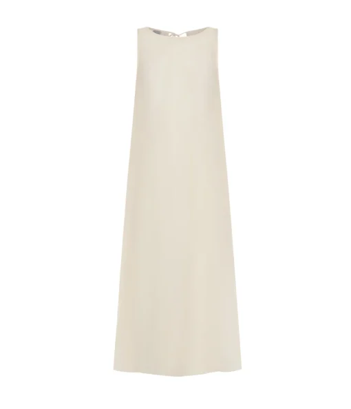 Aurora Sleeveless Tunic Dress in Champagne