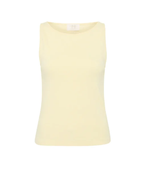 Axel Boat Singlet in Butter Yellow