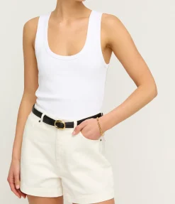 Bailey Denim Short in Vintage White