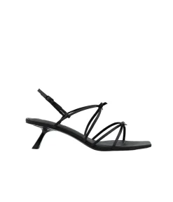 Ballet Strappy Mule in Black