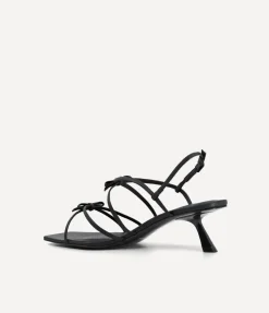 Ballet Strappy Mule in Black