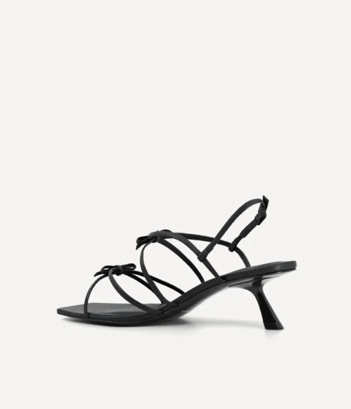 Ballet Strappy Mule in Black