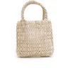 Beaded Bag in Bone