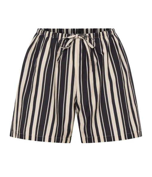 Beau Silk Blend Short in Cinque Stripe