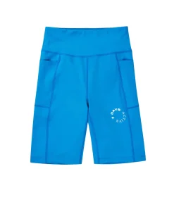 Bike Shorts in Indigo Bunting