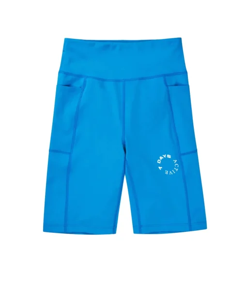 Bike Shorts in Indigo Bunting