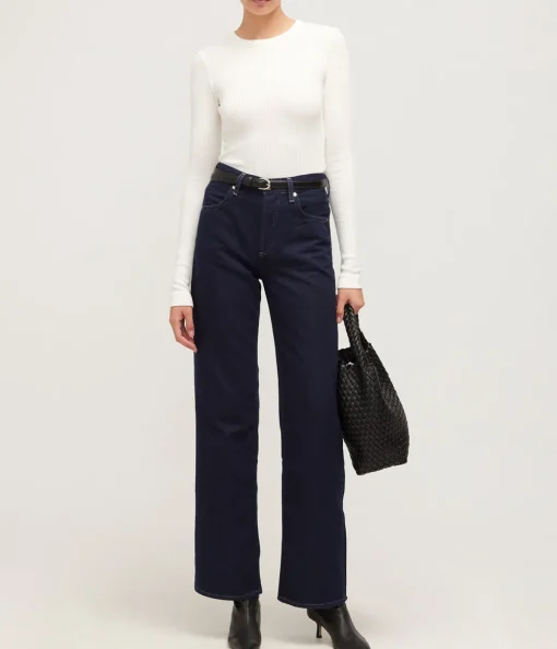 Bina Long Sleeve Crewneck in Pashmina
