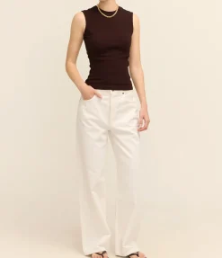 Binx Tank in Burgundy Brown