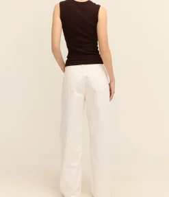 Binx Tank in Burgundy Brown