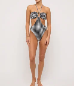 Blanca One Piece in Olympia Plaid