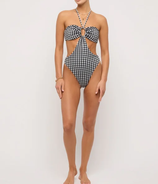 Blanca One Piece in Olympia Plaid