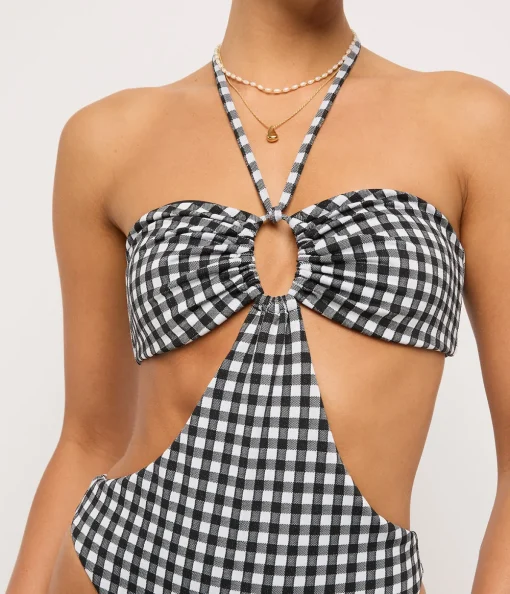 Blanca One Piece in Olympia Plaid