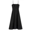 Bormio Flared Dress in Black