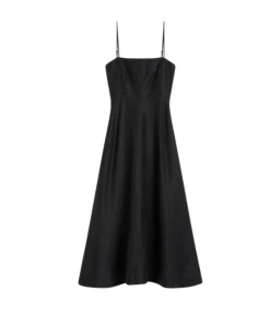 Bormio Flared Dress in Black