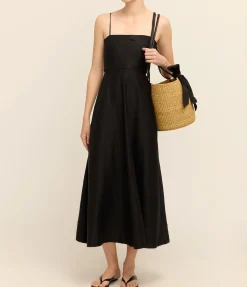 Bormio Flared Dress in Black