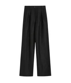 Bormio Pleat Trouser in Black