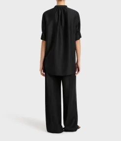 Bormio Short Sleeve Shirt in Black